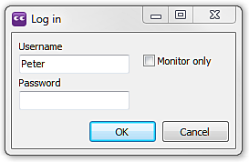 Pulse login dialogue